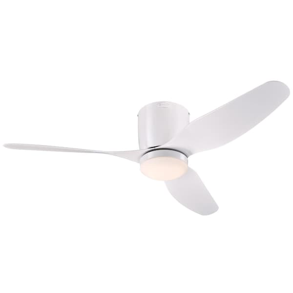 Westinghouse Carla 46" 3-Blade Wht Indoor Ceiling Fan w/Dimmable LED Light Fixture 7225100 - main